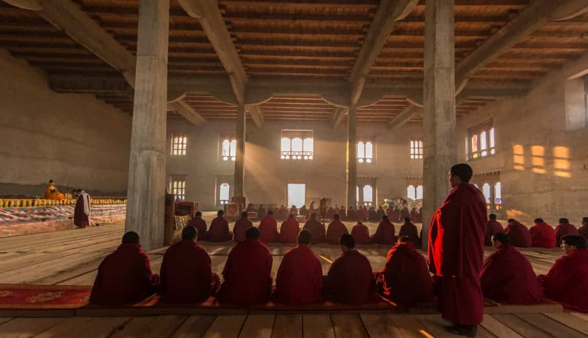monks in the monastery